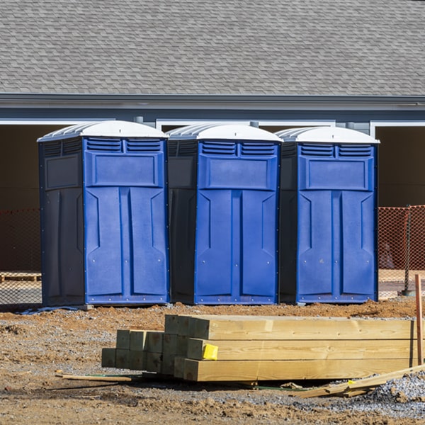 is there a specific order in which to place multiple portable toilets in Oklahoma PA